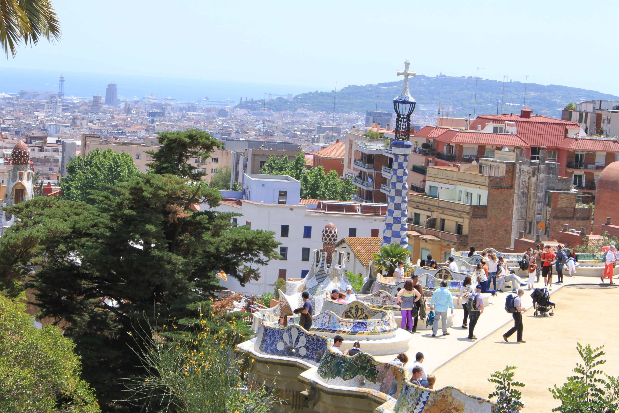 uitzicht parc guell barcelona