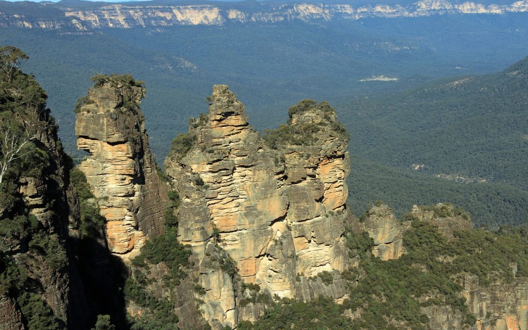 In de Blue Mountains in New South Wales Australië